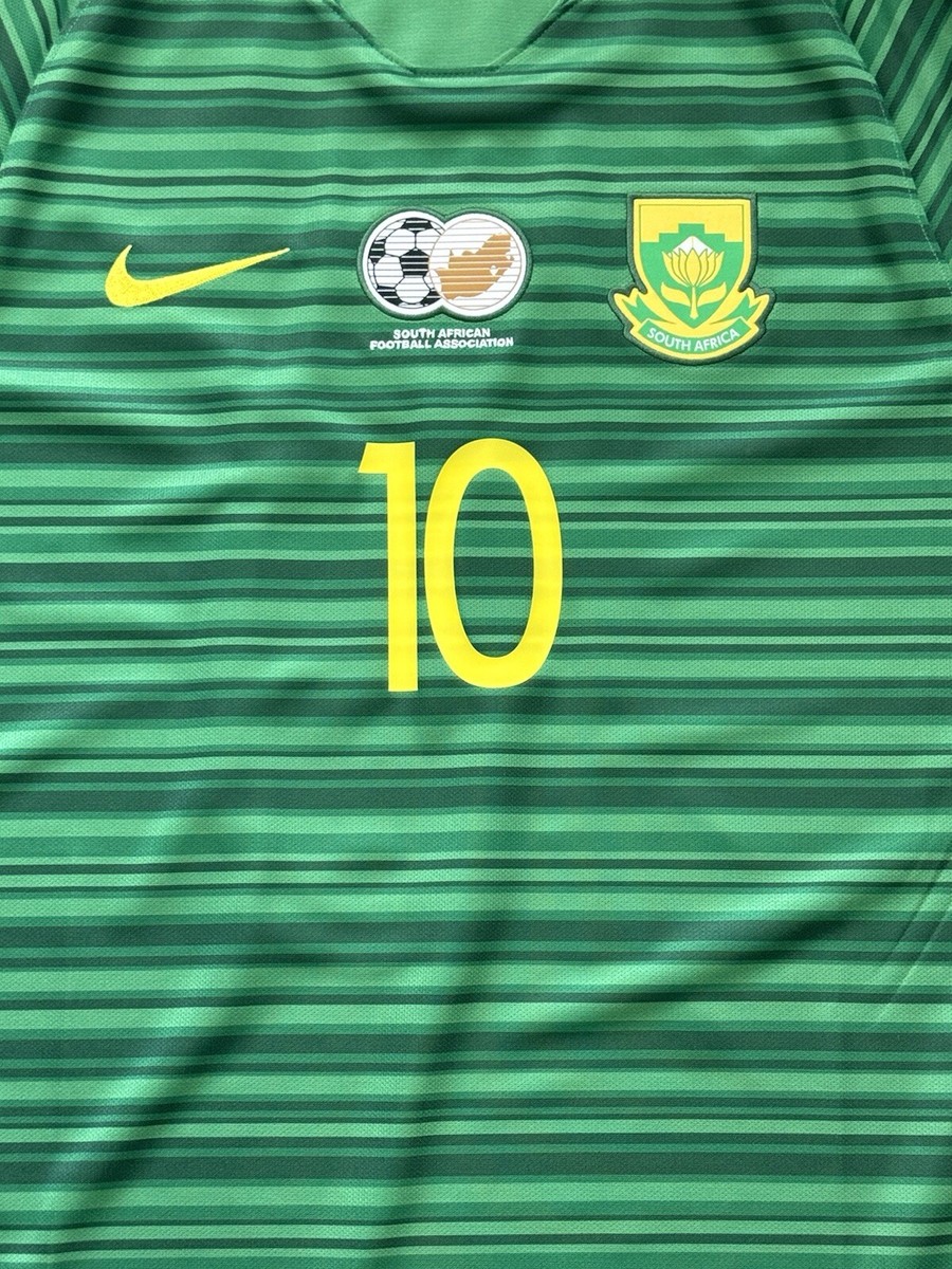 2018/19 South Africa Away Jersey #10 TSHABALALA Medium Nike Soccer