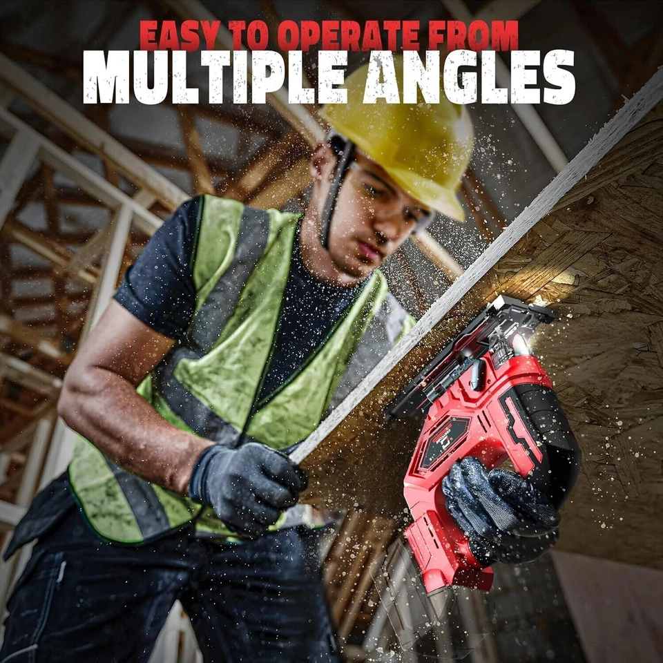 Sierra de calar para batería Milwaukee 18V, herramienta de sierra de calar inalámbrica, motor sin escobillas, variable Foto 4 de 4