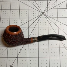 Mastro De Paja Fatta A Mano 0B Silver Pesaro Rare Estate Pipe