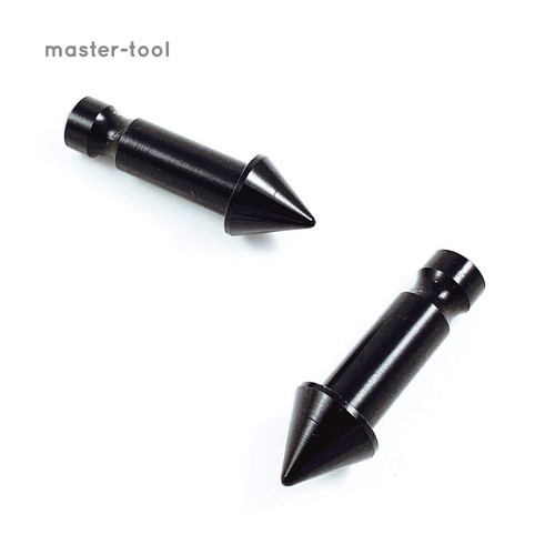 New 2pcs Swiss-Style tip Mini Point for Leica Type Prism Total Station Surveying - Picture 2 of 5