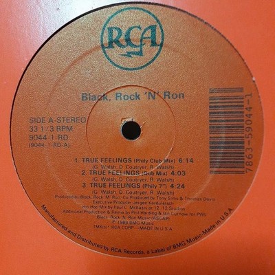 BLACK ROCK & RON / TRUE FEELINGS / GETTING LARGE / PAUL C / Mid / DJ KENSEI