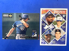 Shawn Green 1994 UDCC Silver Signature Rookie Class & 1994 Topps Prospects