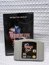 Resident Evil 2 Nintendo N64 Game Cartridge Instruction Manual Capcom No Box