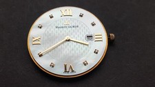 GENTS MAURICE LACROIX MOTHER OF PEARL SWISS QUARTZ WRIST WATCH MOVEMENT