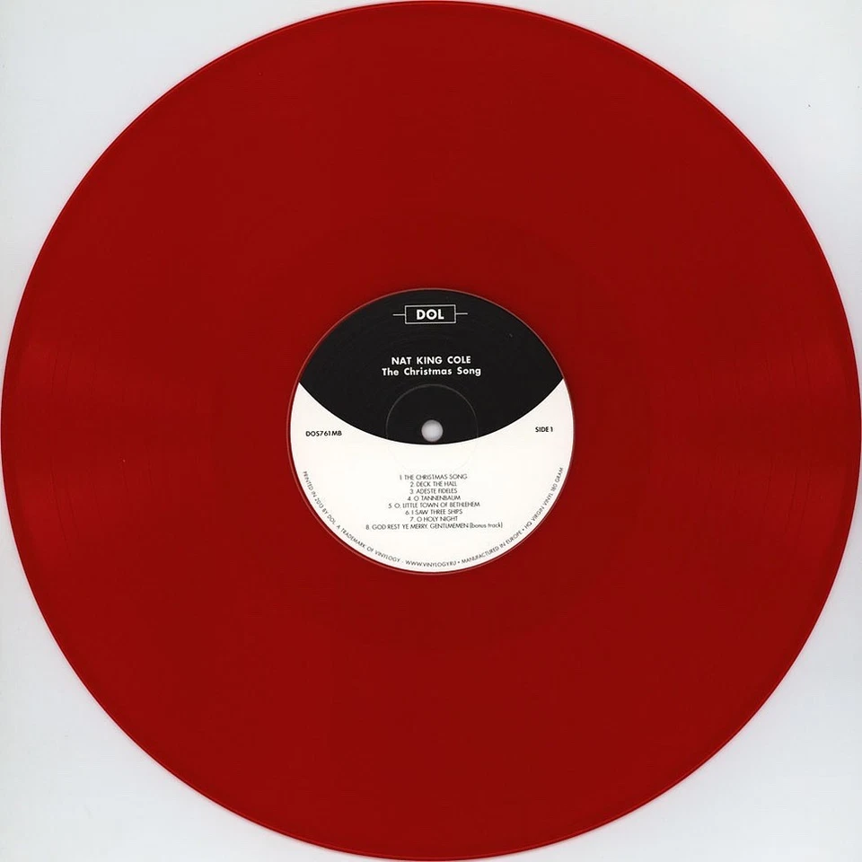 Nat King Cole The Christmas Song 180 Gram Red Vinyl LP New & Sealed - Image 3 of 3