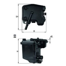 Kraftstofffilter für Peugeot 1007 KM 206 2A/C CC 2D SW 2E/K 207 WA WD | 2460432