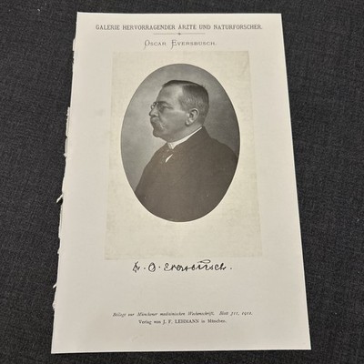 Galerie hervorragender Ärzte und Naturforscher 311 Oscar Eversbusch