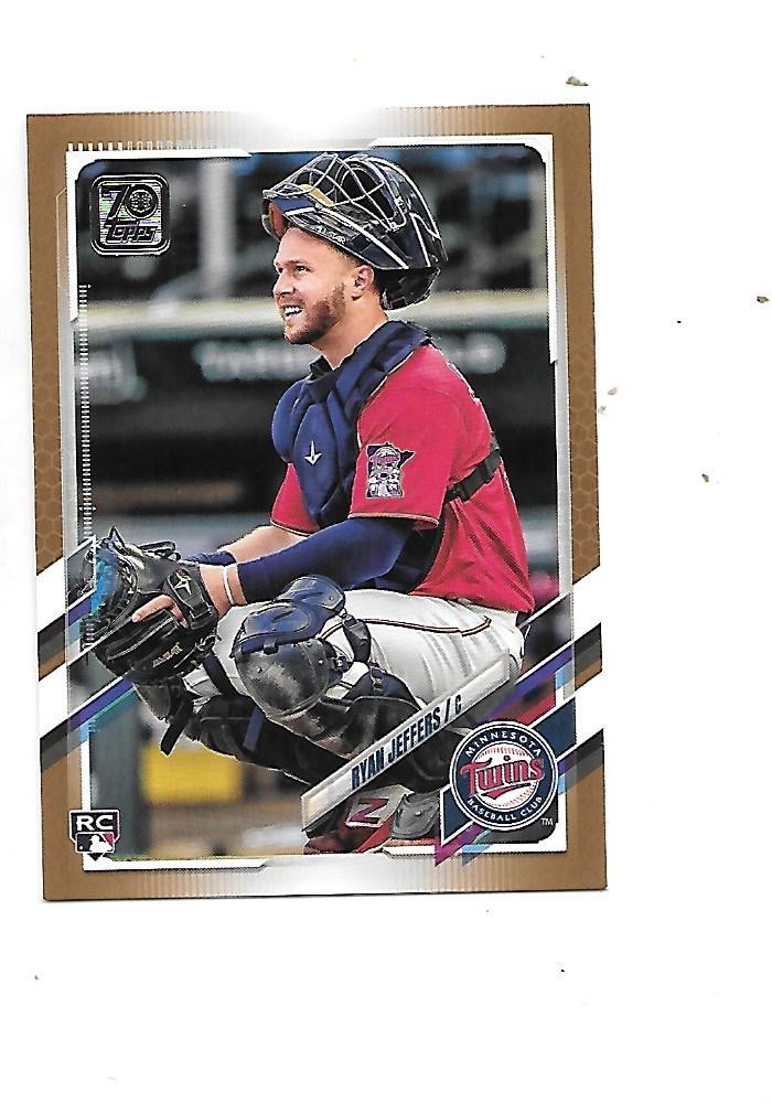 Ryan Jeffers Topps 2021  Baseball Gold  RC #552 SN 1094/2021 Minnesota Twins