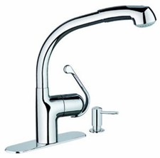 Grohe 30125000 ZEDRA PLUS PULL OUT KITCHEN FAUCET, CHROME