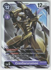 CresGarurumon Super Rare Starter Deck 06: Venomous Violet ST6-13 SR LP