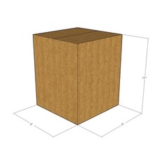 125 9x9x11 Kraft Brown Corrugated Shipping Boxes 32 ECT Single-Wall New