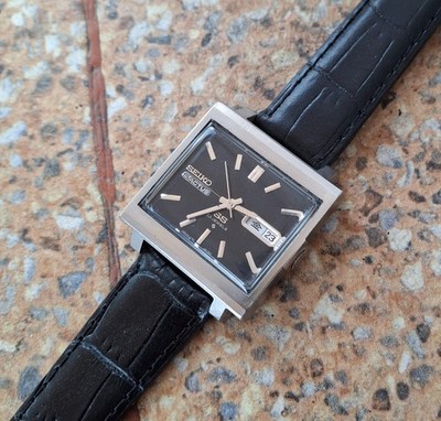 Vintage Seiko Actus SS 23 Jewels Automatic 6106 5440 September 1971 Kanji Square