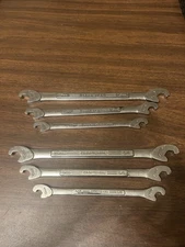 Craftsman Metric And Sae Double End Speed Wrench Set 6pc 12-19mm 7/16-3/4