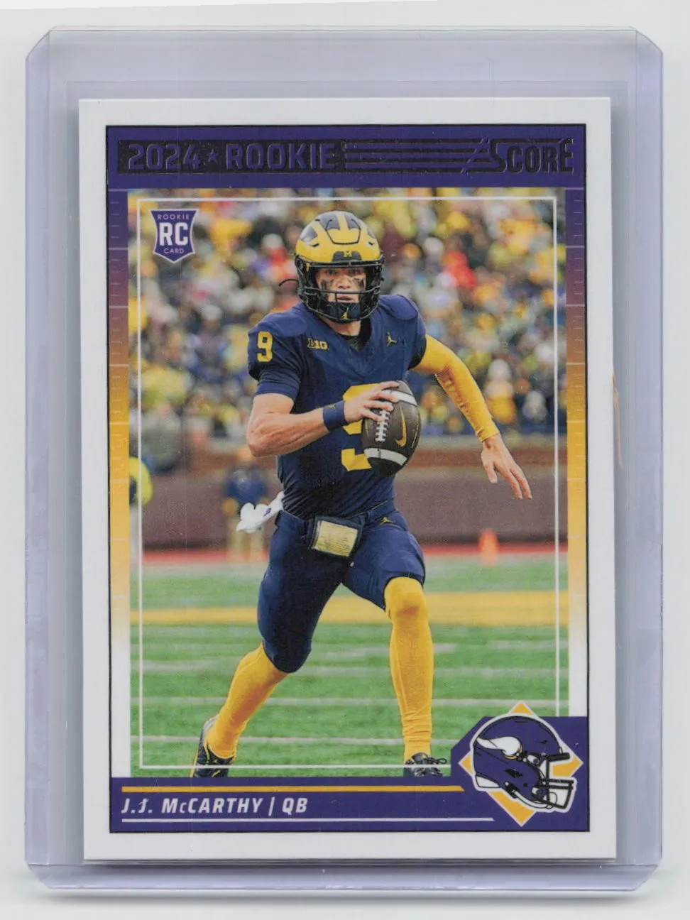 2024 Panini Score J.J. McCarthy #304 RC