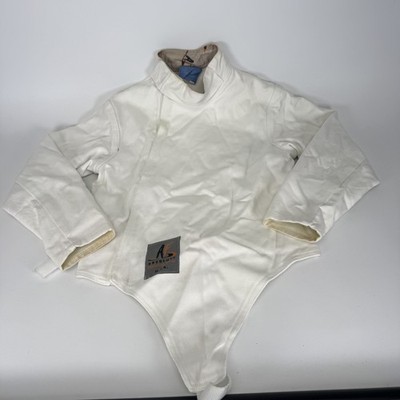 Absolute Fencing Boy s Jacket Cotton AF 21005 RH Size 32 Front Zip Stretch Back