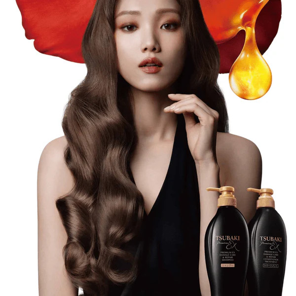 Tsubaki Premium EX Camellia Oil Hair Conditioner for Damaged Hair – 450ml