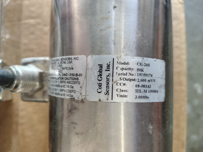 Coti Global Sensors CG-26S Solid State Load Cell, Analog Output, Shielded Cable