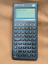Hewlett Packard HP 48GX 128K Graphing Calculator Works Great 