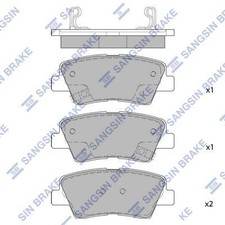 Hi-Q Bremsbeläge Satz Hinten Bremsklötze für HYUNDAI Tucson (TL, TLE) SP4458