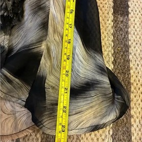 Anne Fontaine Women&rsquo;s Blouse Ruffle Silk Corset Back Fairy Goth Medieval Size 0