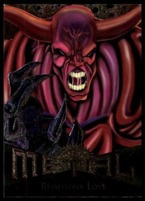 Brimstone Love 1995 Fleer Metal Marvel Annual Comics #44 Raw Card