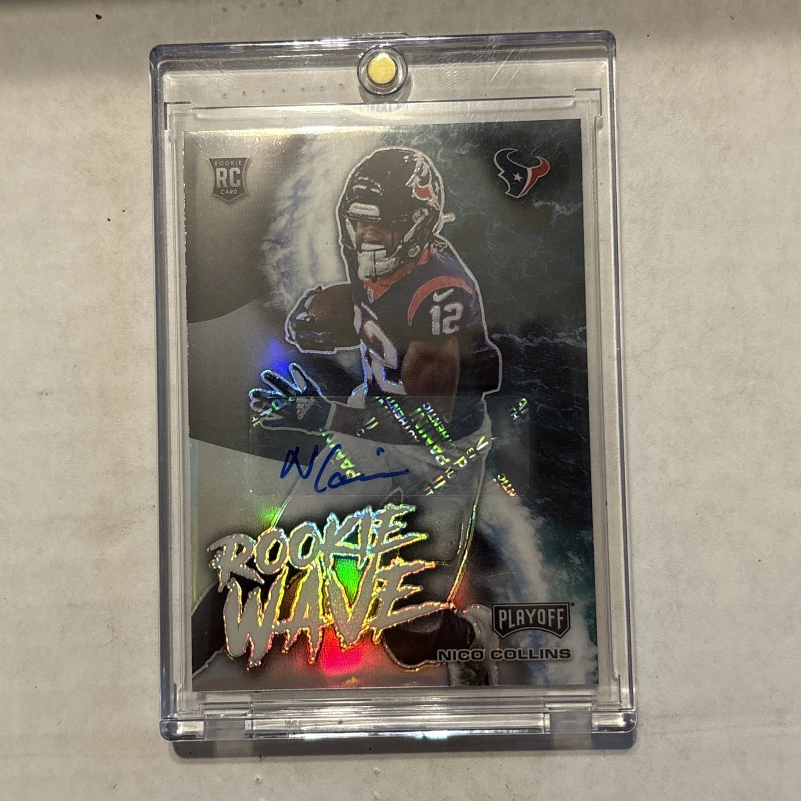 Nico Collins Panini Playoff Rookie Wave #RWNCO Touchdown 1/1