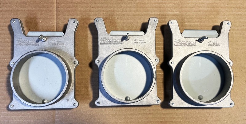 Heavy Duty Metal Woodstock Intl. 4 Inch  Blast Gate for Vacuum/Dust Collector 4"