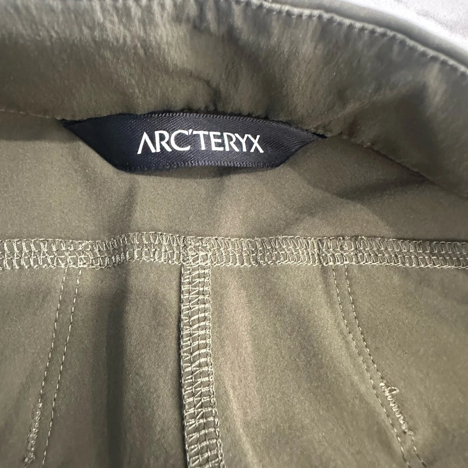 Pantalones Lefroy Arc'teryx Para Hombres Talla 32 Gorpcore Frente Plano Pierna Recta Senderismo Cinturón Foto 3 de 4