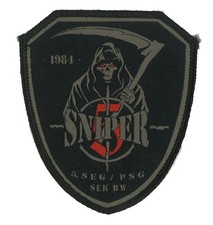 Abzeichen Patch Polizei Baden-W&uuml;rttemberg Sniper SEK 5.SEG / PSG