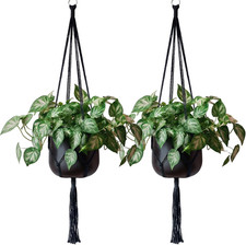 2 Pack 48 Inch Large Macrame Plant Hanger Rope to Hang Flower Pot Plant Holder f