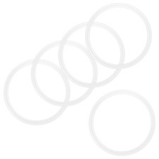 5-Pack Silicone O-Rings Gasket, 7" Seal Gaskets Flange Clamp O-Ring