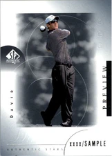 2001 SP Authentic Preview #22 David Duval STAR - GOLF