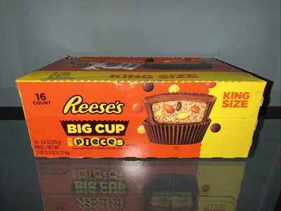 16x Reese's Big Cup With Pieces Candy King Size (2 Cups Per 2.8 Oz Pack) 10/2025