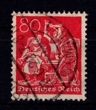 Deutsches Reich 186 gestempelt gepr&uuml;ft Infla Berlin #DIW23