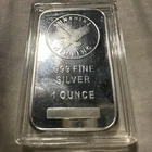 Sunshine Minting 1 oz .999 Fine Silver Bar Mintmark Si, Secure Stackable