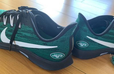 Size 10 - Nike Air Zoom Pegasus 36 NFL New York Jets Rare PROD CFM Brand NEW!