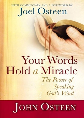 Your Words Hold a Miracle: The Power of Speaking God's Word - hardcover Oste...