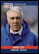 1990 Pro Set Marv Levy Buffalo Bills #48