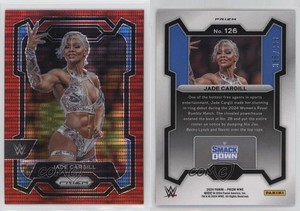 2024 Panini Prizm WWE Red Pulsar Prizm /399 Jade Cargill #126