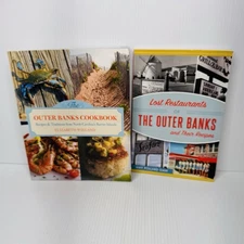 Outer Banks Cookbook + Lost Restaurants OBX 2-Book Lot North Carolina