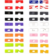 Abs Grille Logo Emblem Letter Overlay Decal Cover Trim For Ford Bronco 2021 Abs Grille Logo Emblem Letter Overlay Decal Cover Trim For Ford Bronco 2021