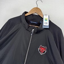 Arkansas State university Jacket men's 4XB 4XL Big Black Embroidered knit NEW