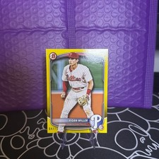 2025 Bowman - Not Chrome Prospects Aidan Miller #BCP-54 Yellow  /75 (RC)