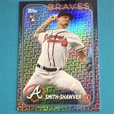 Topps 2024 Series 1 Rookie Easter Parallel AJ Smith-Shawver #117 Braves Baseball