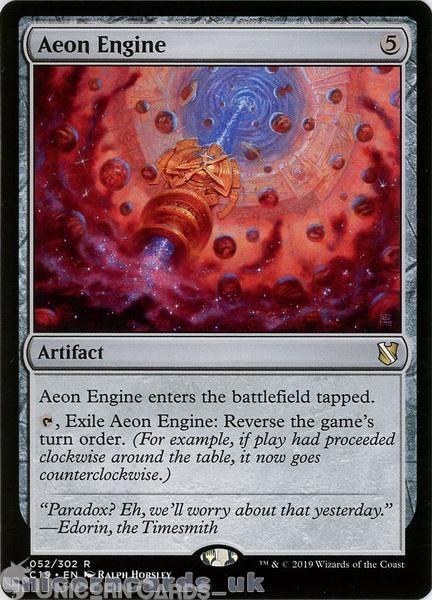 Aeon Engine :: Commander 2019 :: C19-EN-052 Rare Mint MTG Card