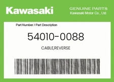 Kawasaki Genuine Cable,Reverse - 54010-0088