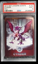 2012 Skylander Giants Topps Cynder PSA 9 Europe Limited #140 Foil