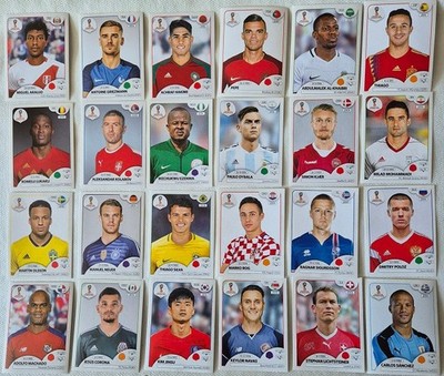 Panini World Cup Russia 2018 - Choose 30 Stickers NEW