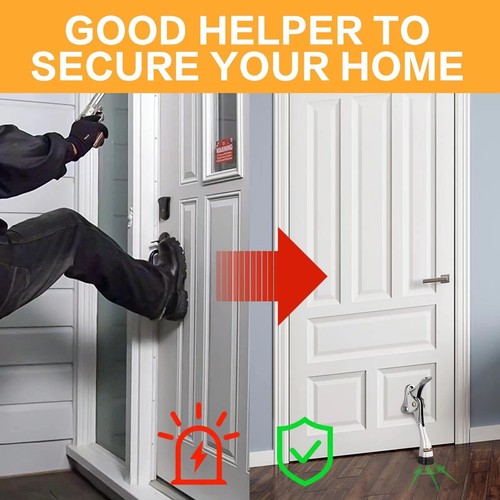 Door Stopper, 2 Packs Kickdown Door Stop with One Touch Adjustable Height and... - Picture 3 of 7