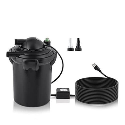 Alpine Corporation 1000 Gallons Bio Pure Pressure Filter with UV-C Filtration an